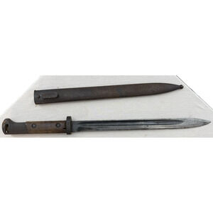 German WWII M1884/98 III (K98) Bayonet& Scabbard dot Code 1940s